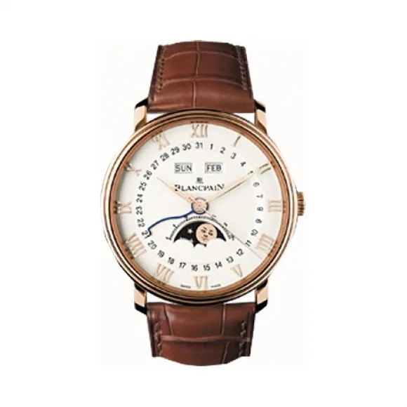 宝珀/Blancpain Villeret系列 18kt玫瑰金 自动机械机芯 男表 6654-3642-55