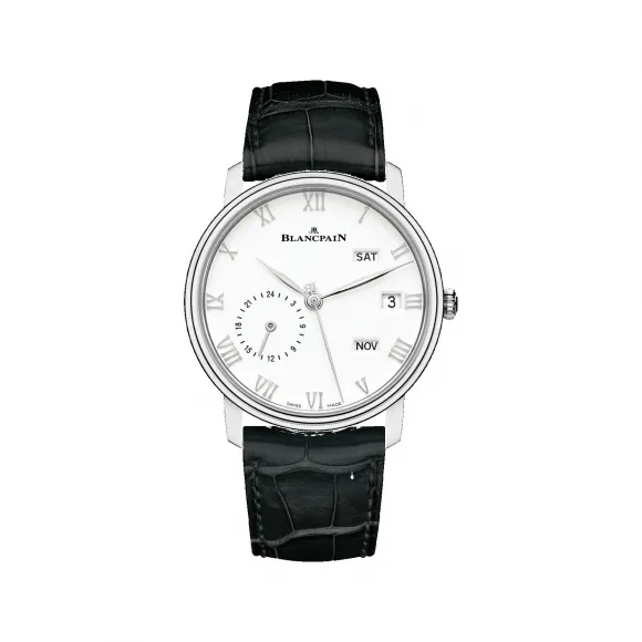 宝珀/Blancpain Villeret系列 精钢表壳 自动机械机芯 男表 6670-1127-55B
