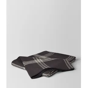 葆蝶家/Bottega Veneta 黑色米黄色CLYDE羊毛毯 3678264V2001079