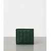 葆蝶家/Bottega Veneta 松绿色 双折钱包，配有零钱袋 605722-VCPQ4-3107