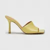 葆蝶家/Bottega Veneta 梨黄色 STRETCH凉鞋 610538-VBSF0-7102
