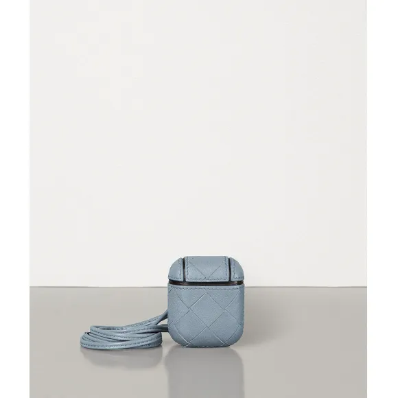 葆蝶家/Bottega Veneta 冰蓝色 Airpods耳机盒 612042-VCPP0-1723