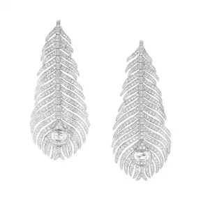 宝诗龙/Boucheron Plume de Paon吊坠耳环 JCO01073