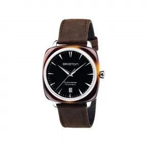 布里斯顿/briston 40 x 40 MM 玳瑁纹 自动机械机芯 男表 18640.SA.TI.1.LVC