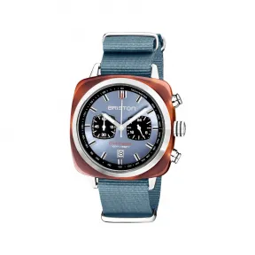 布里斯顿/briston 42 x 42 MM 醋酸酯 玳瑁纹 石英机芯 男表 20142.SA.TS.25.NIB