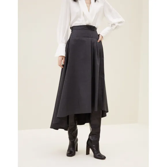 布内罗·古奇拉利/Brunello Cucinelli 中长裙 (192M031PG2859) - 女款 半裙