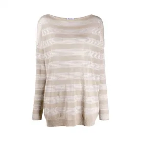 布内罗·古奇拉利/Brunello Cucinelli 宽松条纹套头衫 M1T183308CA173