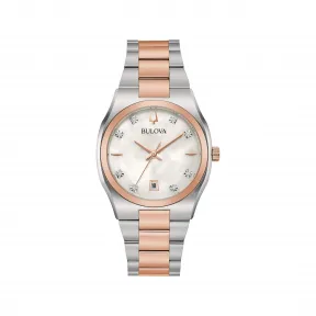 宝路华/Bulova Surveyor系列 34.00 MM 不锈钢 石英机芯 女表 98P199
