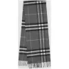 博百利/Burberry 女士 经典格纹羊绒围巾 (中灰色)  39942071