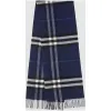 博百利/Burberry 女士 经典格纹羊绒围巾 (靛蓝)  39943061