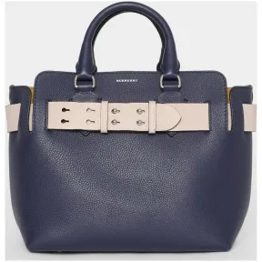 博百利/Burberry 女士 The Belt - 小号皮革贝尔特包 (摄政蓝) 40767741