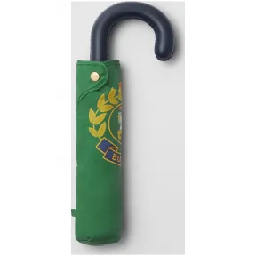 博百利/Burberry  徽章印花折叠雨伞 (深森林绿)  40784141