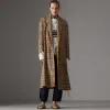博百利/Burberry 女士 经典复刻系列 Vintage 格纹睡衣灵感风格大衣 (古典黄) 45480091