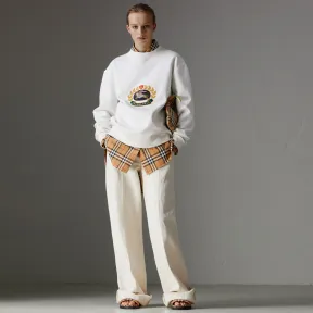 博百利/Burberry 女士 经典复刻系列平织运动衫 (暗雅白) 45480181