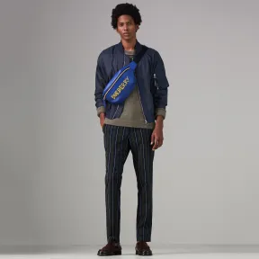 博百利/Burberry 男士 轻便防渗雨飞行夹克 (海军蓝) - 男士  80010951