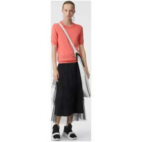 博百利/Burberry 女士 水手领美利奴羊毛衫 (珊瑚色) 80031891