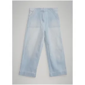 博百利/Burberry  休闲剪裁漂白牛仔裤 (浅蓝色)  80038061