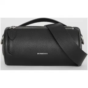 博百利/Burberry 女士 The Barrel - 皮革巴瑞尔包 (黑色) 80067021
