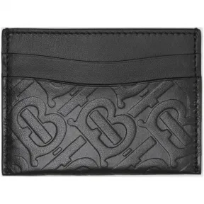 博百利/Burberry 女士 专属标识皮革卡片夹 (黑色) 80102611