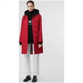 博百利/Burberry 女士 卡姆登版型 - 轻便大衣 (缤纷红色) 80120781