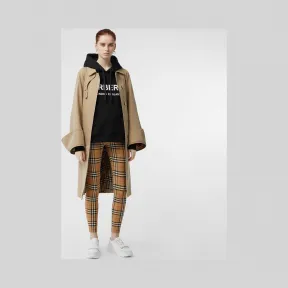 博百利/Burberry Vintage 格纹徽标装饰紧身裤  P80124501