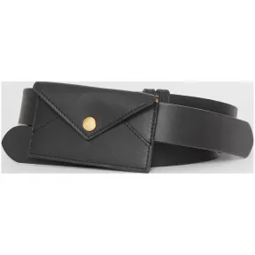 博百利/Burberry 女士 信封装饰皮带 (黑色) 80135631