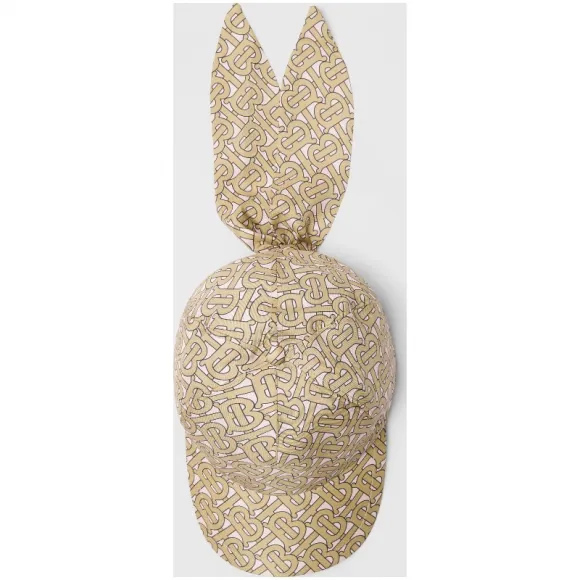 博百利/Burberry 女士 专属标识印花棒球帽 (粉红色) 80139741