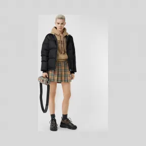 博百利/Burberry 女士 Vintage 格纹羊毛斜纹苏格兰短裙 (典藏米色) 80186621