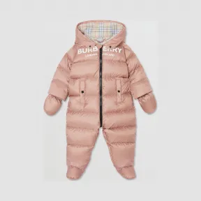 博百利/Burberry 徽标印花羽绒连身衣  P80210861