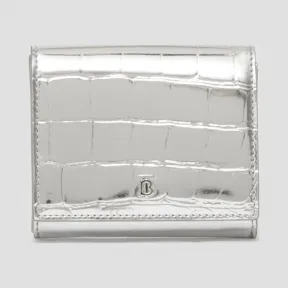 博百利/Burberry 金属感压花折叠式钱夹  P80224491