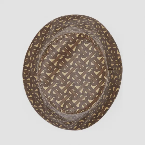 博百利/Burberry 专属标识印花渔夫帽 (马勒棕)  80238081