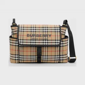 博百利/Burberry 儿童 Vintage 格纹 ECONYL® 母婴换洗包  80250391