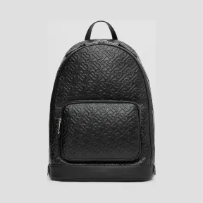 博百利/Burberry 专属标识皮革双肩包 (黑色) - 男士  80258291