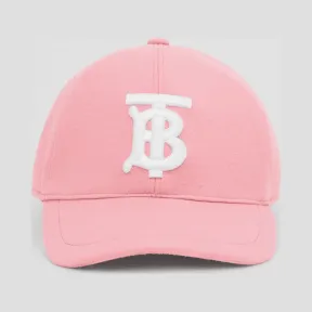 博百利/Burberry 专属标识图案平织棒球帽 (粉红)  80269061