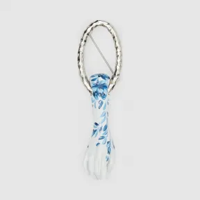 博百利/Burberry 珐琅装饰镀钯金胸针  P80275171