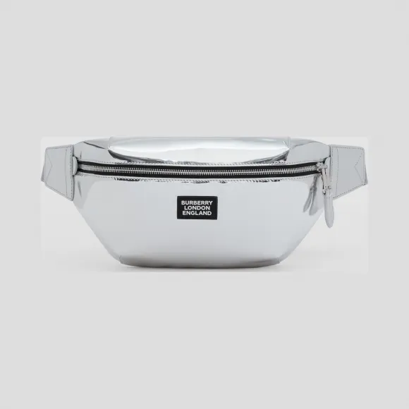 博百利/Burberry 男士 Sonny - 金属感皮革苏尼腰包  80291431