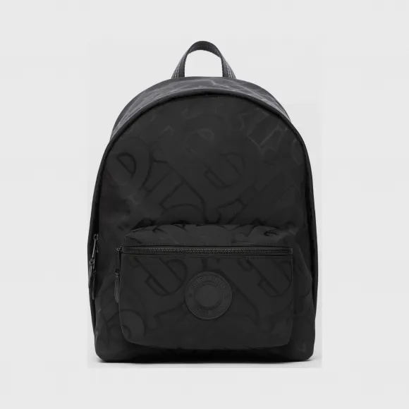 博百利/Burberry 男士 专属标识再生聚酯纤维提花双肩包 80307141