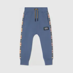 博百利/Burberry 儿童 标志性条纹裁片棉质慢跑裤  80317571