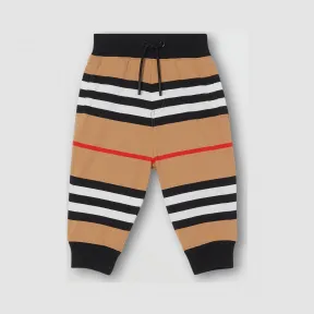 博百利/Burberry 儿童 标志性条纹棉质慢跑裤  80320421
