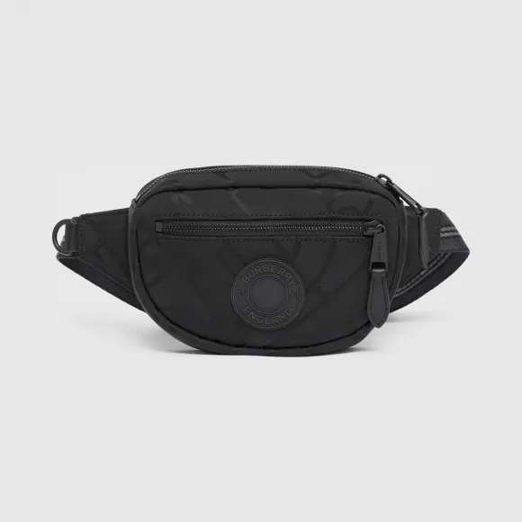 博百利/Burberry 男士 小号专属标识再生聚酯纤维 Cannon 腰包 80323951