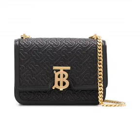 博百利/Burberry Tb经典Logo小号皮质斜挎包 80327101