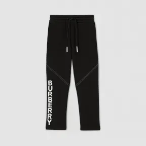 博百利/Burberry 儿童 徽标印花棉质慢跑裤  80328261