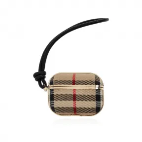 博百利/Burberry 米色 95% 棉质|5% Lamb 皮质r 女士 耳机包 80388451