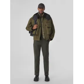 博百利/Burberry 棉质量裁九分裤 (军绿色) - 男士 80442951