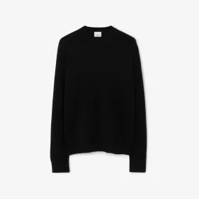 博百利/Burberry 马术骑士徽标羊绒衫 (黑色) - 男士 80721111