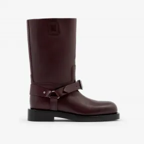 博百利/Burberry Saddle 皮革低筒靴 80743791