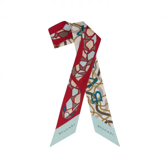 宝格丽/Bvlgari serpenti 女士 丝巾 迷你雪莱蛇 245724 