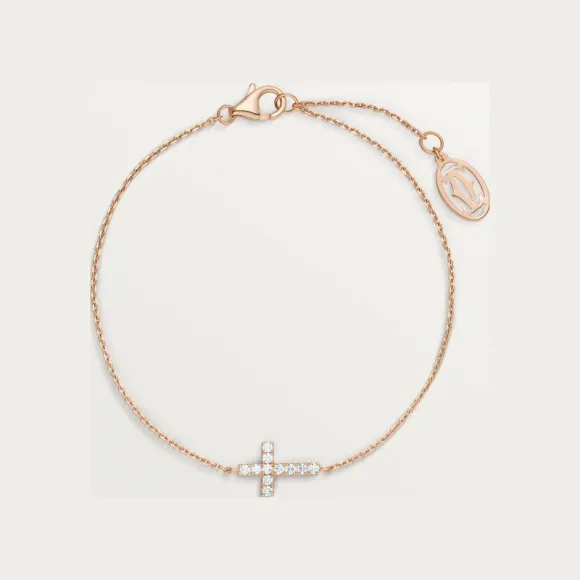 卡地亚/Cartier B6040200 - Symbol手链 18K玫瑰金 - 玫瑰金 钻石