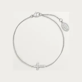 卡地亚/Cartier B6040400 - Symbol手链 18K白金 - 白金 钻石