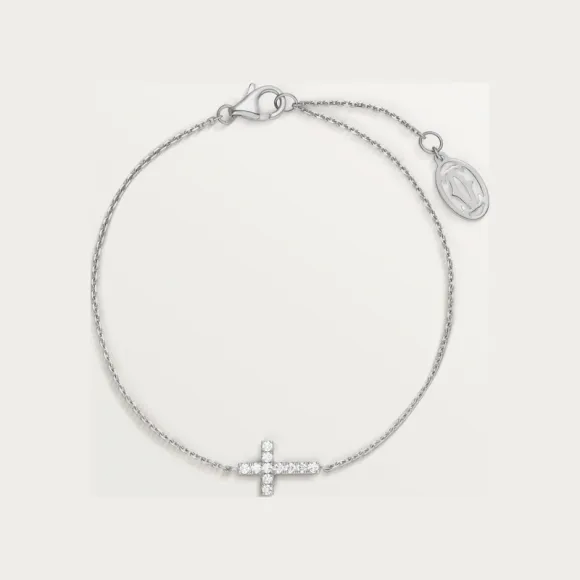 卡地亚/Cartier B6040400 - Symbol手链 18K白金 - 白金 钻石